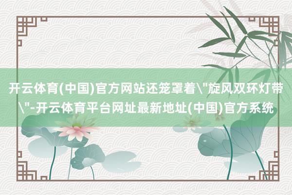 开云体育(中国)官方网站还笼罩着