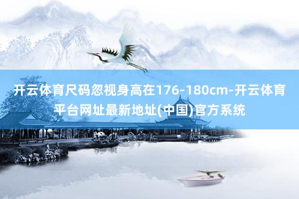 开云体育尺码忽视身高在176-180cm-开云体育平台网址最新地址(中国)官方系统